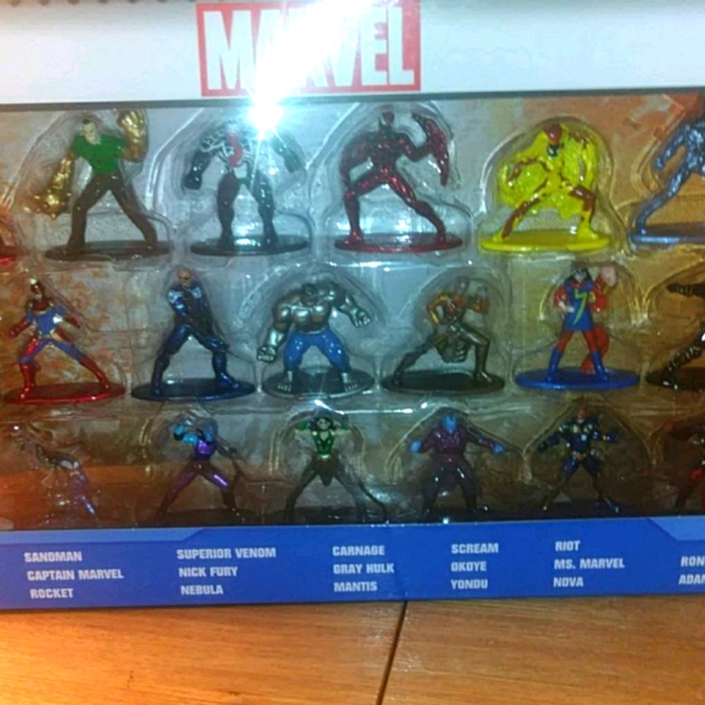 Marvel die cast hero's 20 piece set new